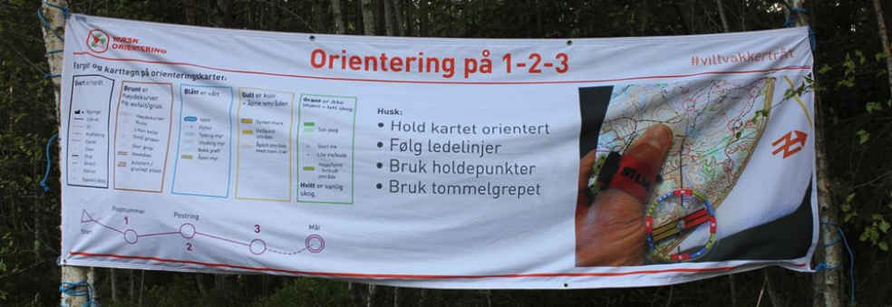 Nybegynnerkurs i orientering for barn 8 - 12 år